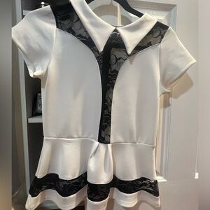 Formal cream and white blouse/shirt